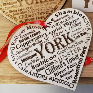 York Wooden Bauble