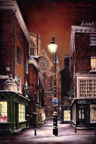 Silent Night, Minster Gates by Mark Braithwaite