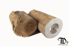 Load image into Gallery viewer, Tealight Candle Holders - Set of 2 - Reclaimed Teak Wood
