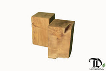 Load image into Gallery viewer, Block Bookends - Reclaimed Teak Wood
