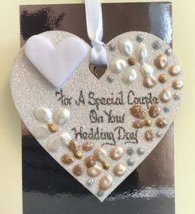 Wedding Day Keepsake Heart