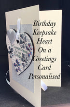 Load image into Gallery viewer, Birthday Keepsake Heart
