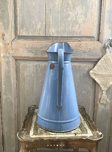 Wonderful Vintage French Blue Jug