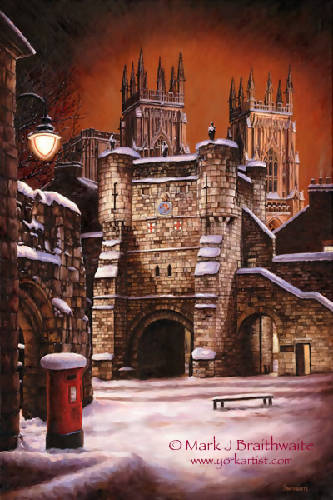 Silent Night, Bootham Bar by Mark Braithwaite