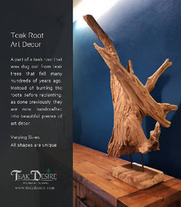 Teak Root Art Deco