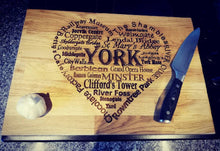 Load image into Gallery viewer, York inspired chopping board
