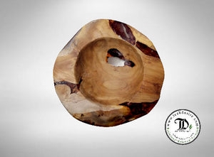 Epoxy Resin Filled Teak Root Bowl - 30cm , 40cm