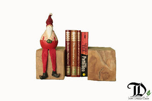 Block Bookends - Reclaimed Teak Wood