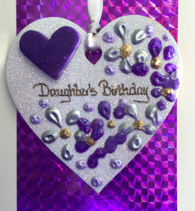 Daughter’s Birthday Keepsake Heart