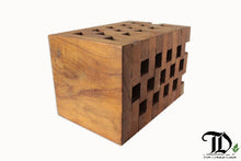 Load image into Gallery viewer, Jenga Stool/End Table - Reclaimed Teak Wood
