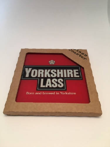 YORKSHIRE LASS GLASS COASTER