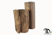 Load image into Gallery viewer, Tealight Candle Holders - Set of 2 - Reclaimed Teak Wood
