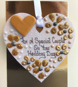 Wedding Day Keepsake Heart