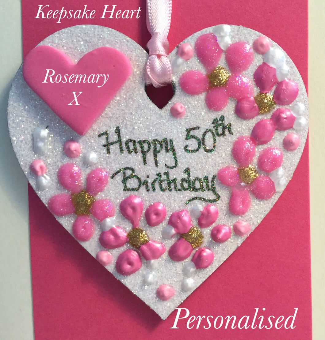 Birthday Keepsake Heart