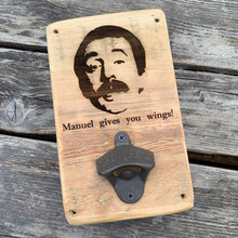 Load image into Gallery viewer, Personalised - Reclaimed Wood, Wall Mounted Bottle Opener
