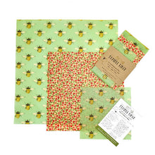 Load image into Gallery viewer, Bumble Wrap Beeswax wraps Kitchen pack
