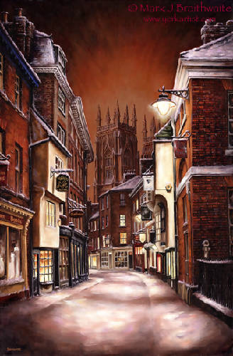 Silent Night, Low Petergate by Mark Braithwaite