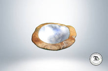 Load image into Gallery viewer, Silver Leaf Plated Bowl - Reclaimed Teak Wood
