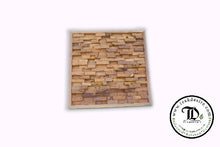 Load image into Gallery viewer, Square Wall Art Decor - Reclaimed Teak Wood - CLEARANCE
