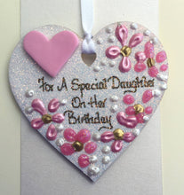 Load image into Gallery viewer, Daughter’s Birthday Keepsake Heart
