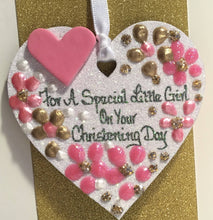 Load image into Gallery viewer, Christening Day Keepsake Heart
