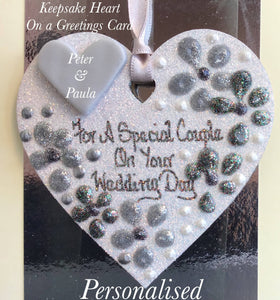 Wedding Day Keepsake Heart