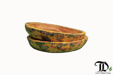 Load image into Gallery viewer, Teak Boat Paint Colourful Plate
