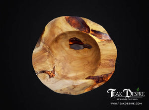 Epoxy Resin Filled Teak Root Bowl - 30cm , 40cm