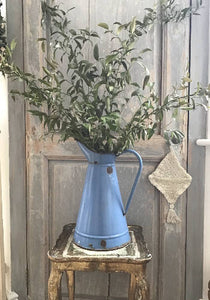 Wonderful Vintage French Blue Jug