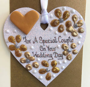 Wedding Day Keepsake Heart