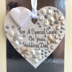 Wedding Day Keepsake Heart