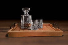 Load image into Gallery viewer, drinks tray, wood tray, whisky tray, wine tray
