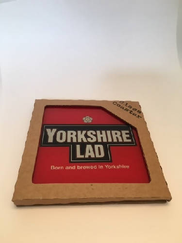 YORKSHIRE LAD GLASS COASTER