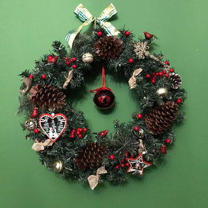 Big Hand Made Christmas wreath