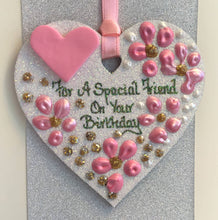 Load image into Gallery viewer, Happy Birthday Friend keepsake heart
